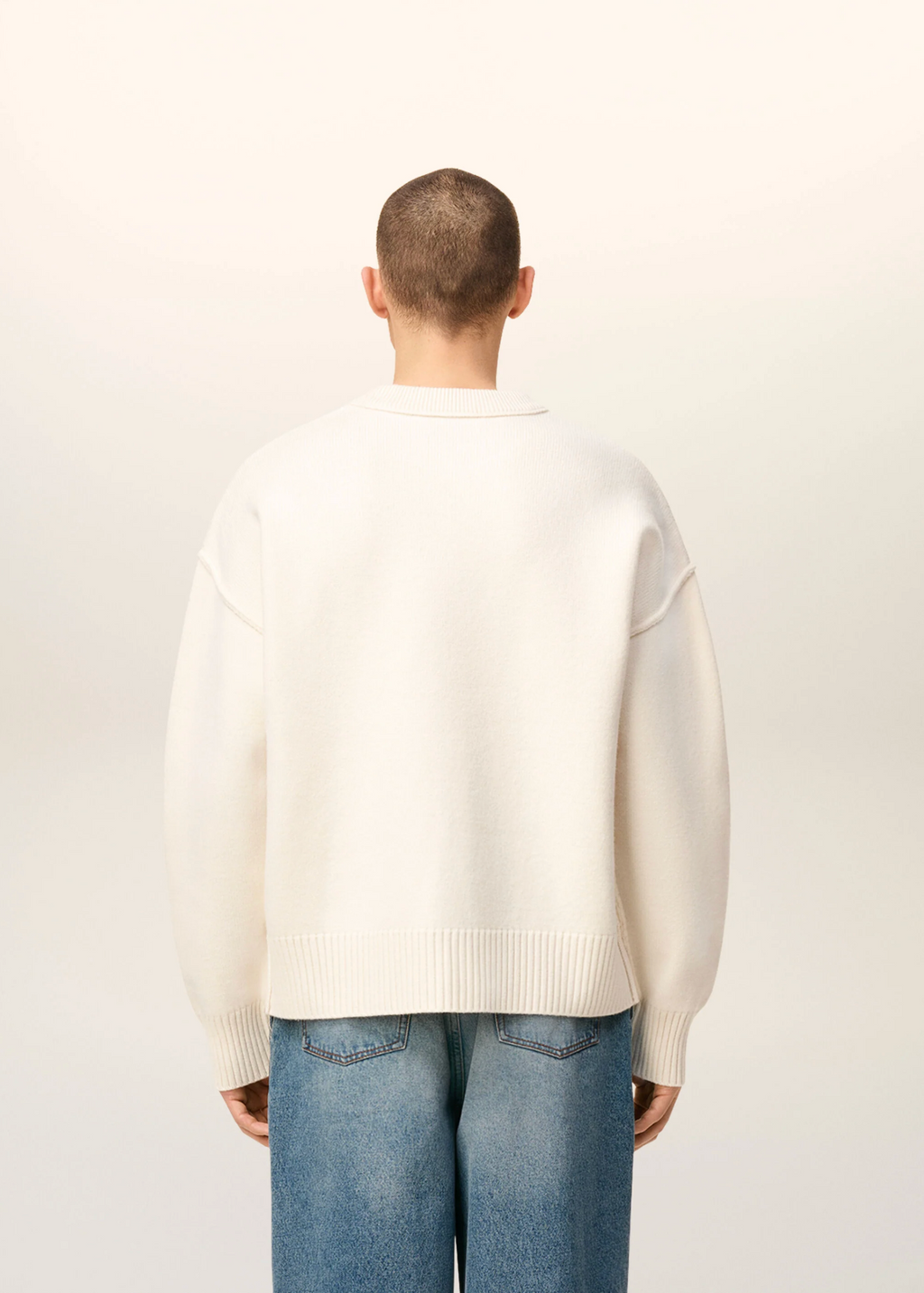PULL BLANC COL ROND AMl
